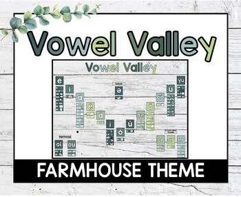 Preview of Vowel Valley: Farmhouse Theme (SOR Science of Reading)