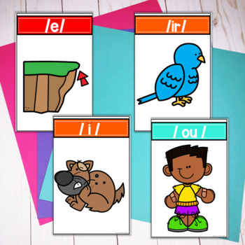 Sound Wall: Vowel Valley Display Cards (professor feito)