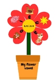 Vowel flower craft