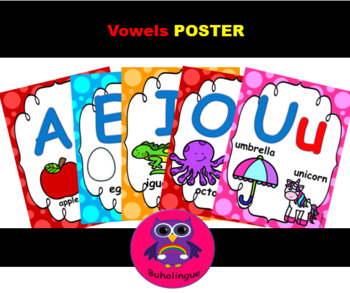 Preview of Vowels Poster