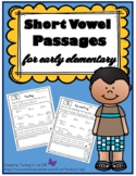Reading Passages and Comprehension Questions with Short Vowels