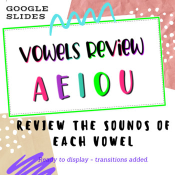 Preview of Vowels' Sounds 