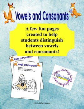 Preview of Vowels and Consonants