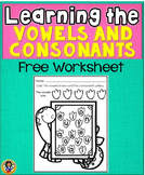 Vowels And Consonants Worksheets & Teaching Resources | TpT