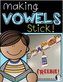 FREEBIE: Vowels are Like Glue Poster & Printable for your 