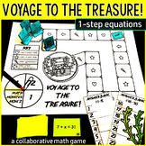 Voyage to the Treasure! 1-Step Equations Math Game