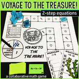 Voyage to the Treasure! 2-Step Equations Algebra Game