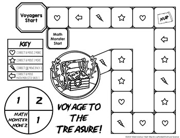 Voyage to the Treasure! Adding Fractions and Mixed Numbers | TpT