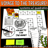Voyage to the Treasure! Systems of Equations with Quadrati