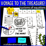 Voyage to the Treasure! Systems of Linear Equations Algebra Game
