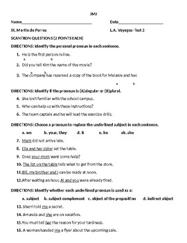 voyages in english grade 5 answer key online