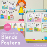 Blends Posters | Editable Classroom Decor