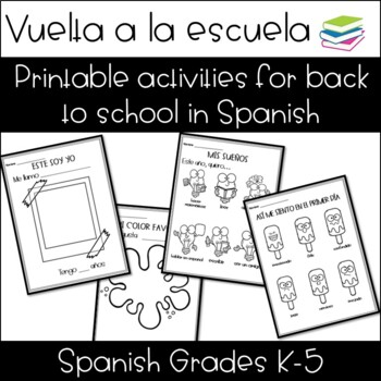 Printable Back to School Sign/ De Vuelta a La Escuela 