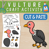 Vulture Craft | Zoo Animal Activities | Build a Vulture | 