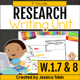 Research Writing Graphic Organizers, Prompts, Lessons  1st