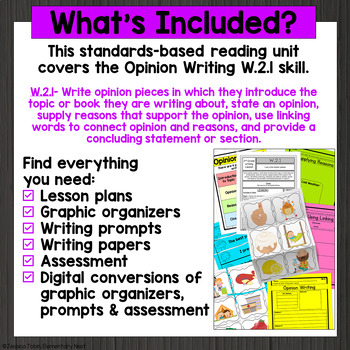 w21 opinion writing 2nd grade by jessica tobin elementary nest