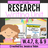 Research Writing Graphic Organizers Prompts Lessons 4th Gr