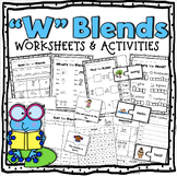 W Blends Worksheets and Activities Initial Blends tw sw dw