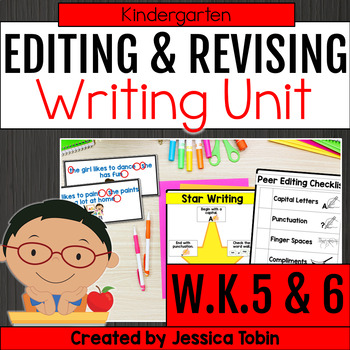 Preview of Editing and Publishing Writing, Lessons, Rubrics Kindergarten W.K.5&6 W.K.5&6