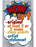 W.O.W. Art Classroom Poster Set