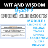W and W Grade 5 Module 1 Lessons 17 - 28 Guided Slideshow 