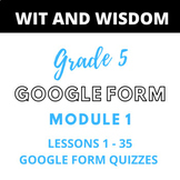 W and W Grade 5 Module 1 Question Set Auto Graded Multiple