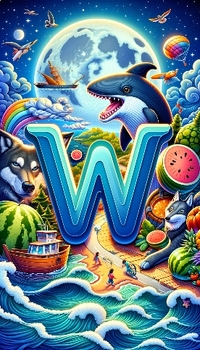 Preview of W is for Wonderful: Letter W Poster