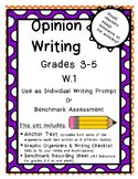 W.1 Opinion Writing Benchmark