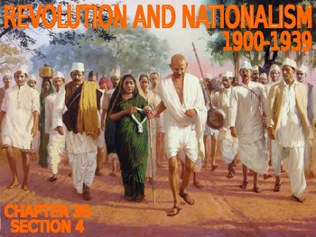 Preview of W30.4 - Nationalism in India - PowerPoint Notes
