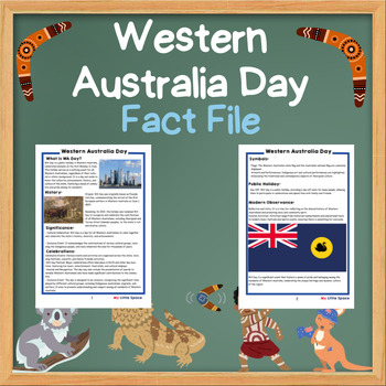 Preview of WA DAY | Western Australia Day Activities | Fact File Freebies