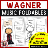 WAGNER Music Listening and Biography Research Foldables