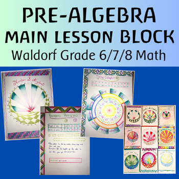 Preview of WALDORF MATHS PRE-ALGEBRA MAIN LESSON  Grades 6/7
