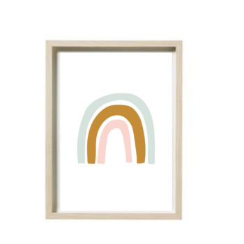 WALL POSTER * ABSTRACT ART * MODERN ART * POSTER PRINT * RAINBOW POSTER