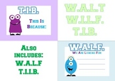 WALT, WILF, TIB, WALF, TIIB Posters - Monster and Pastels