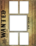 WANTED Posters (Western/Cowboy Theme) Story Writing Antagonist