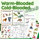 WARM-Blooded and COLD-Blooded Animals factsheets and activ