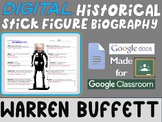 WARREN BUFFET Digital Historical Stick Figure Biography (M