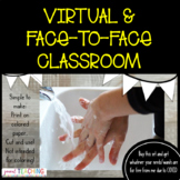 WASH YOUR HANDS, MASK ON/ MASK OFF, VIRTUAL CLASS, FACE TO