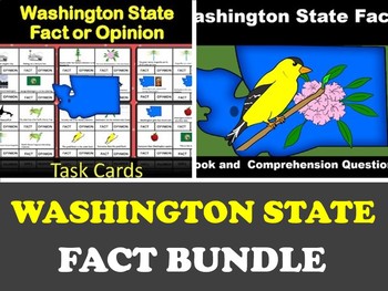 Preview of WASHINGTON STATE FACT BUNDLE!