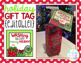WASHing You a Merry Holiday {Editable!} Gift Tag