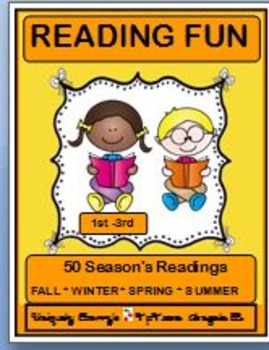 Preview of READING FUN - SEASONS  1st-3rd
