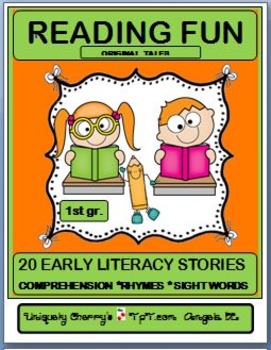Preview of READING FUN - Early Literacy Stories -Sight Words/Rhymes 1st gr.