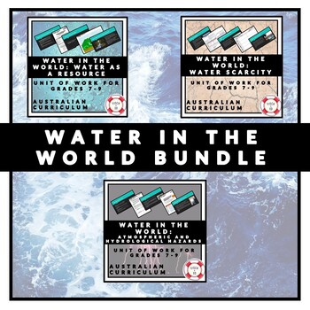 Preview of WATER IN THE WORLD BUNDLE