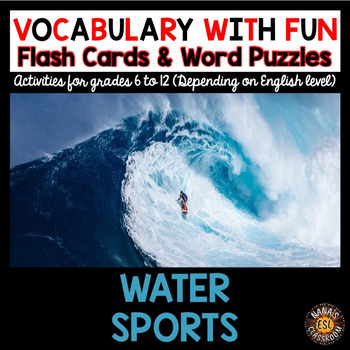 Water Sports in English - Water sport Vocabulary with Pictures 