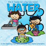 WATER Science & Literacy Centers & Activities for Preschoo