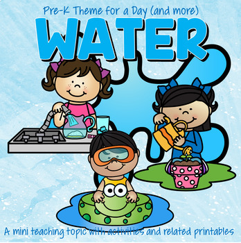 Preview of WATER Science & Literacy Centers & Activities for Preschool - an Introduction