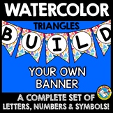 WATERCOLOR BULLETIN BOARD BANNERS (WATERCOLOR CLASSROOM DE