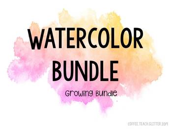 Preview of WATERCOLOR BUNDLE