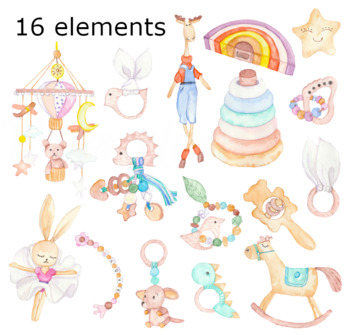 baby toys clipart