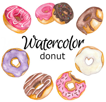 WATERCOLOR CLIPART baking supplies bakery tools classes baker lessons art  png